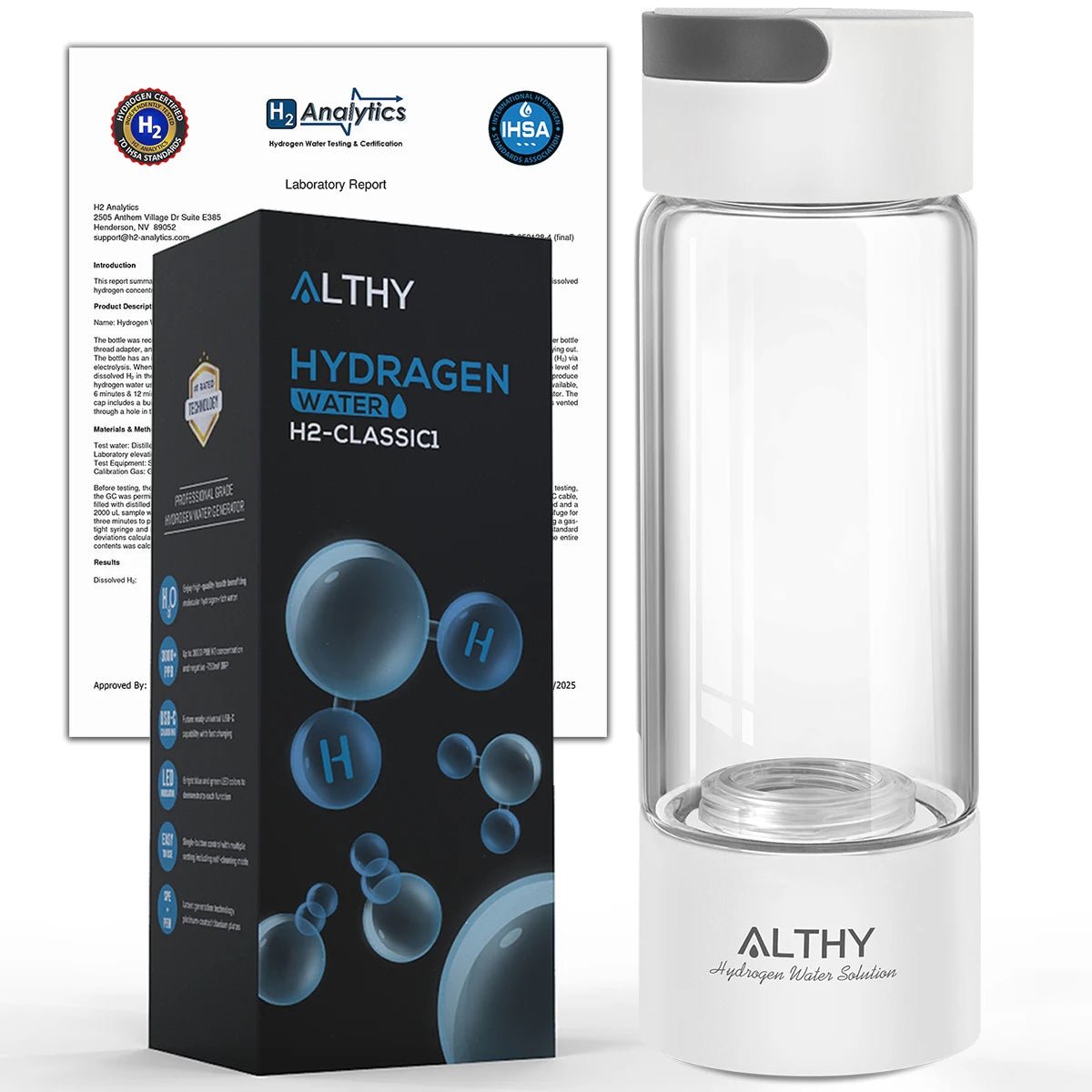 ALTHY Hydrogen Rich Water Generator Bottle Cup - Shopuz