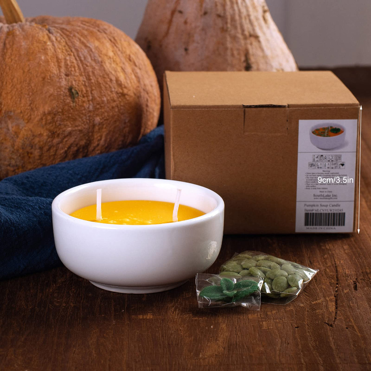 Honey Milk Bowl Soy Candle - AAH.co