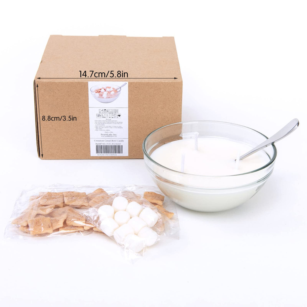 Honey Milk Bowl Soy Candle - AAH.co