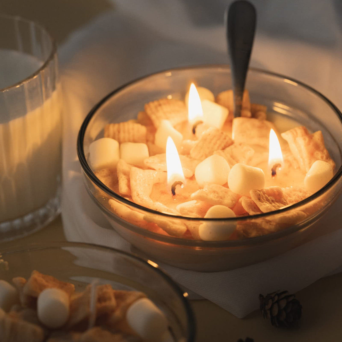 Honey Milk Bowl Soy Candle - AAH.co