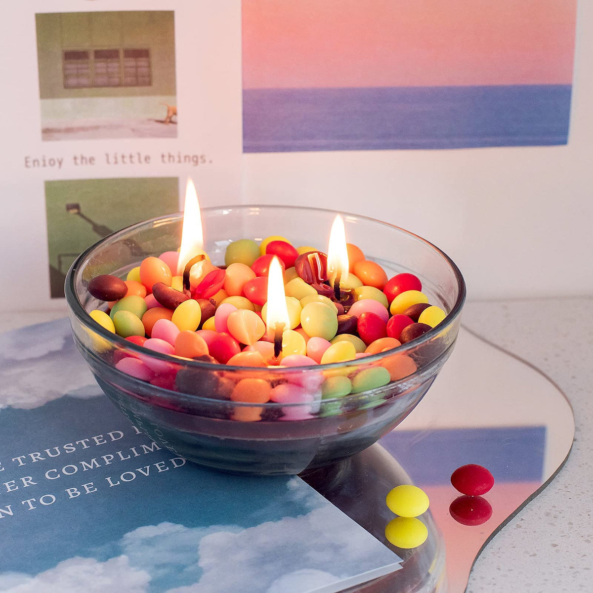Honey Milk Bowl Soy Candle - AAH.co