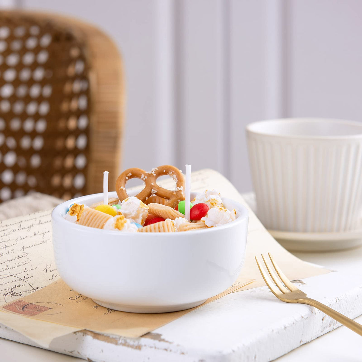 Honey Milk Bowl Soy Candle - AAH.co