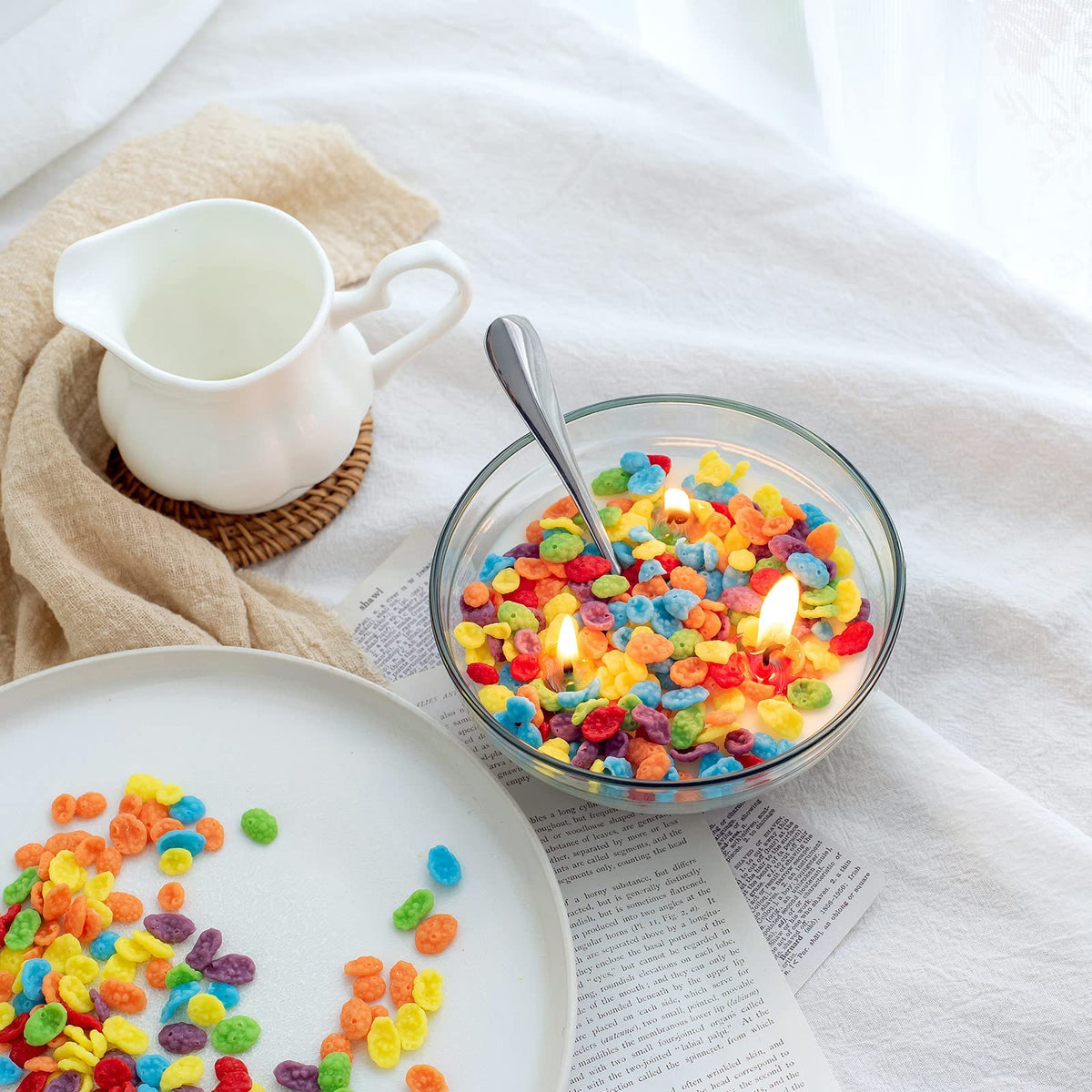 Honey Milk Bowl Soy Candle - AAH.co
