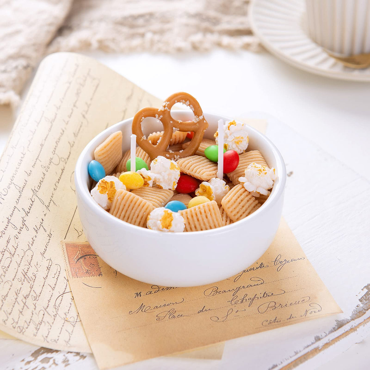 Honey Milk Bowl Soy Candle - AAH.co