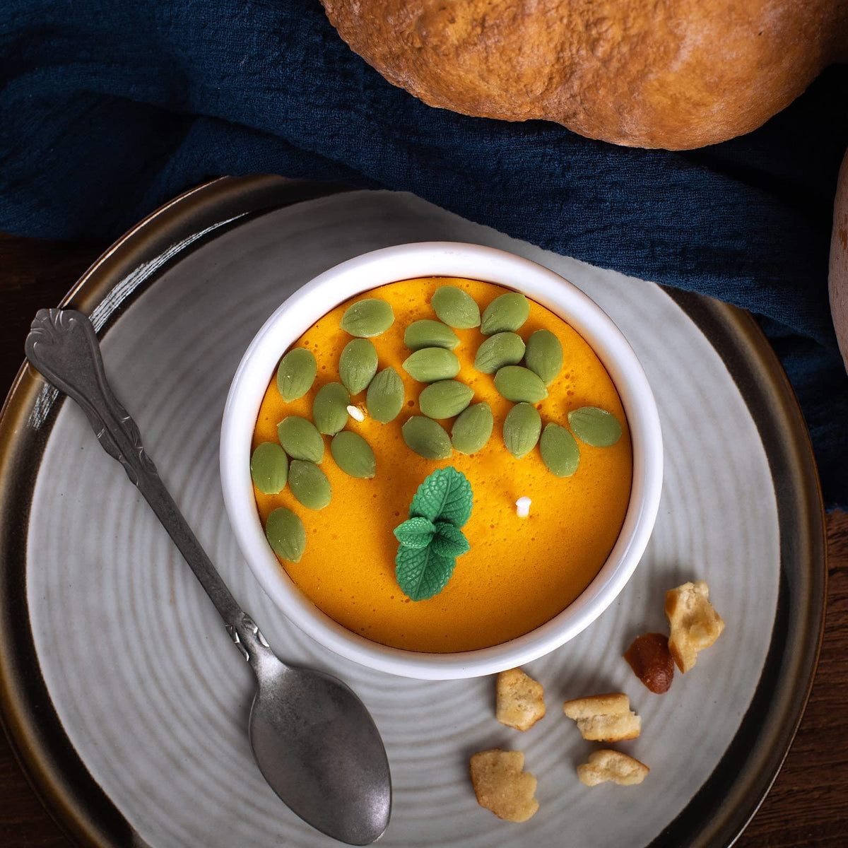 Honey Milk Bowl Soy Candle - AAH.co