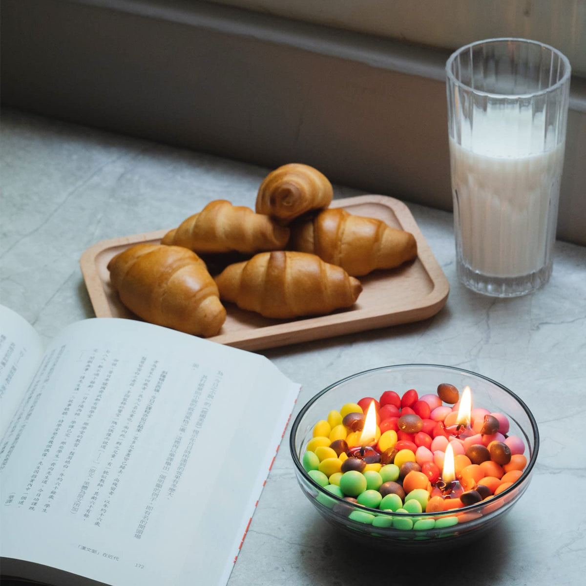 Honey Milk Bowl Soy Candle - AAH.co