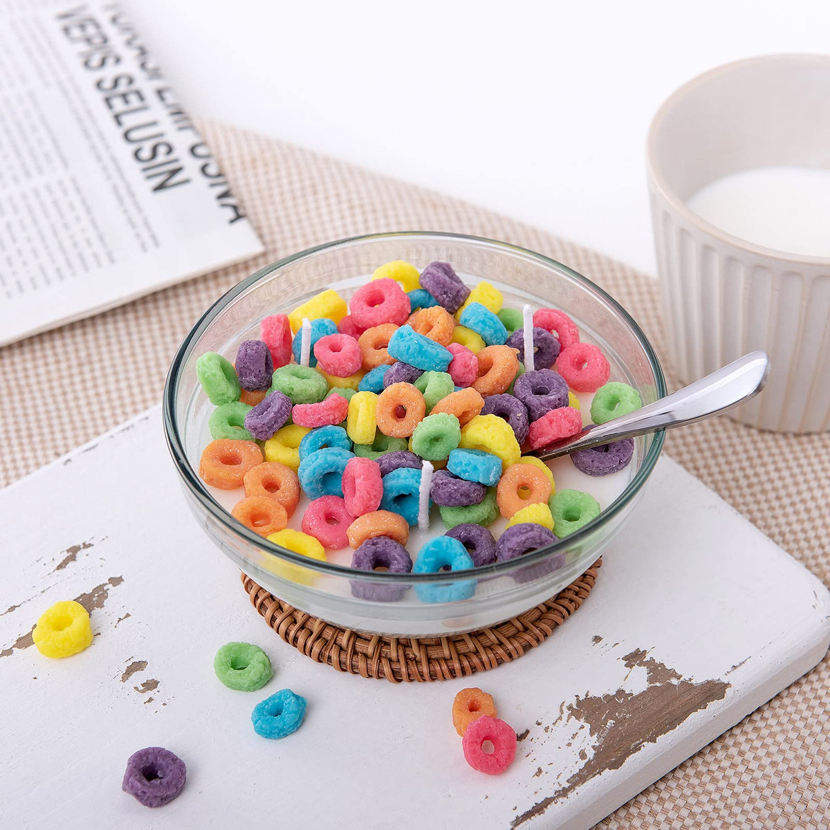 Honey Milk Bowl Soy Candle - Shopuz