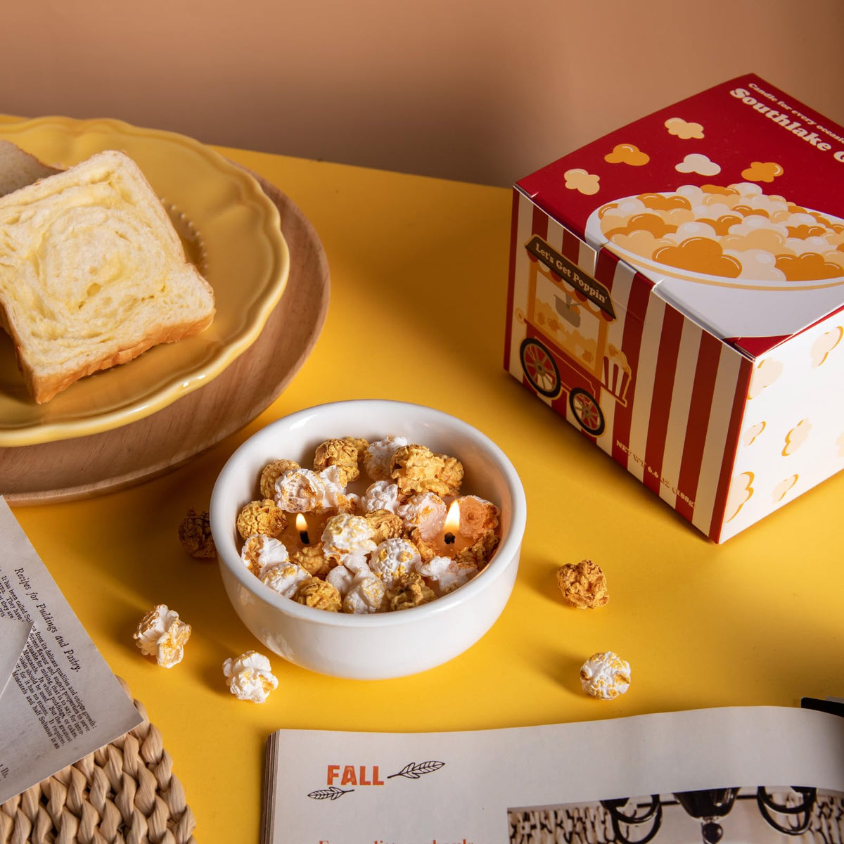 Honey Milk Bowl Soy Candle - Shopuz