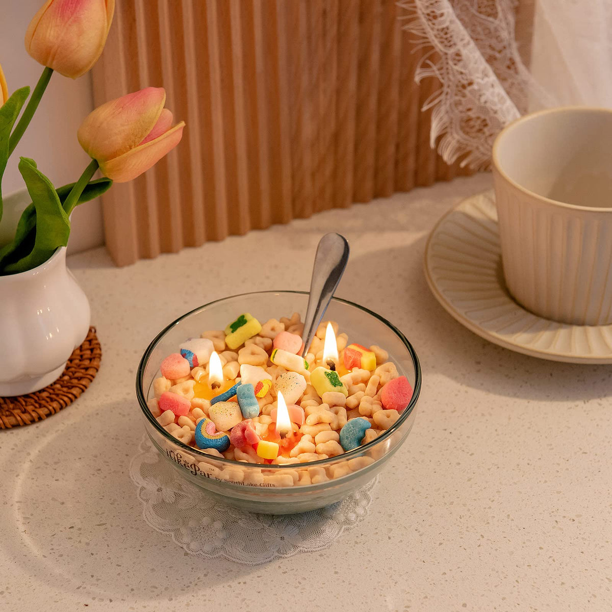 Honey Milk Bowl Soy Candle - Shopuz