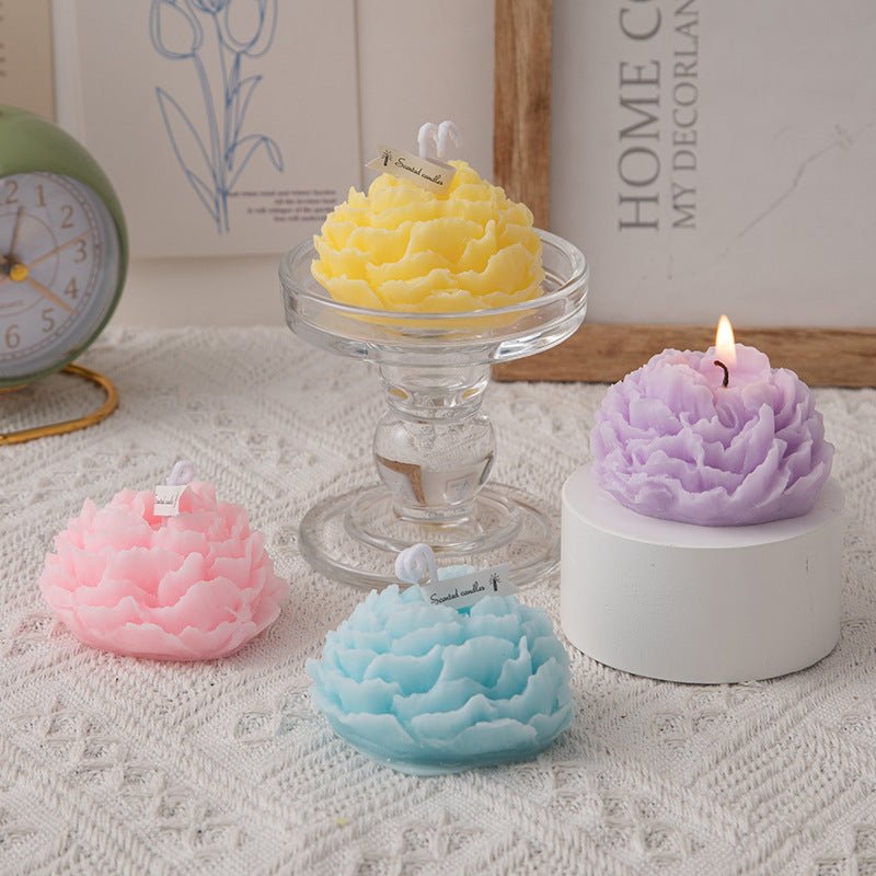 Peony Flower Candle - Shopuz