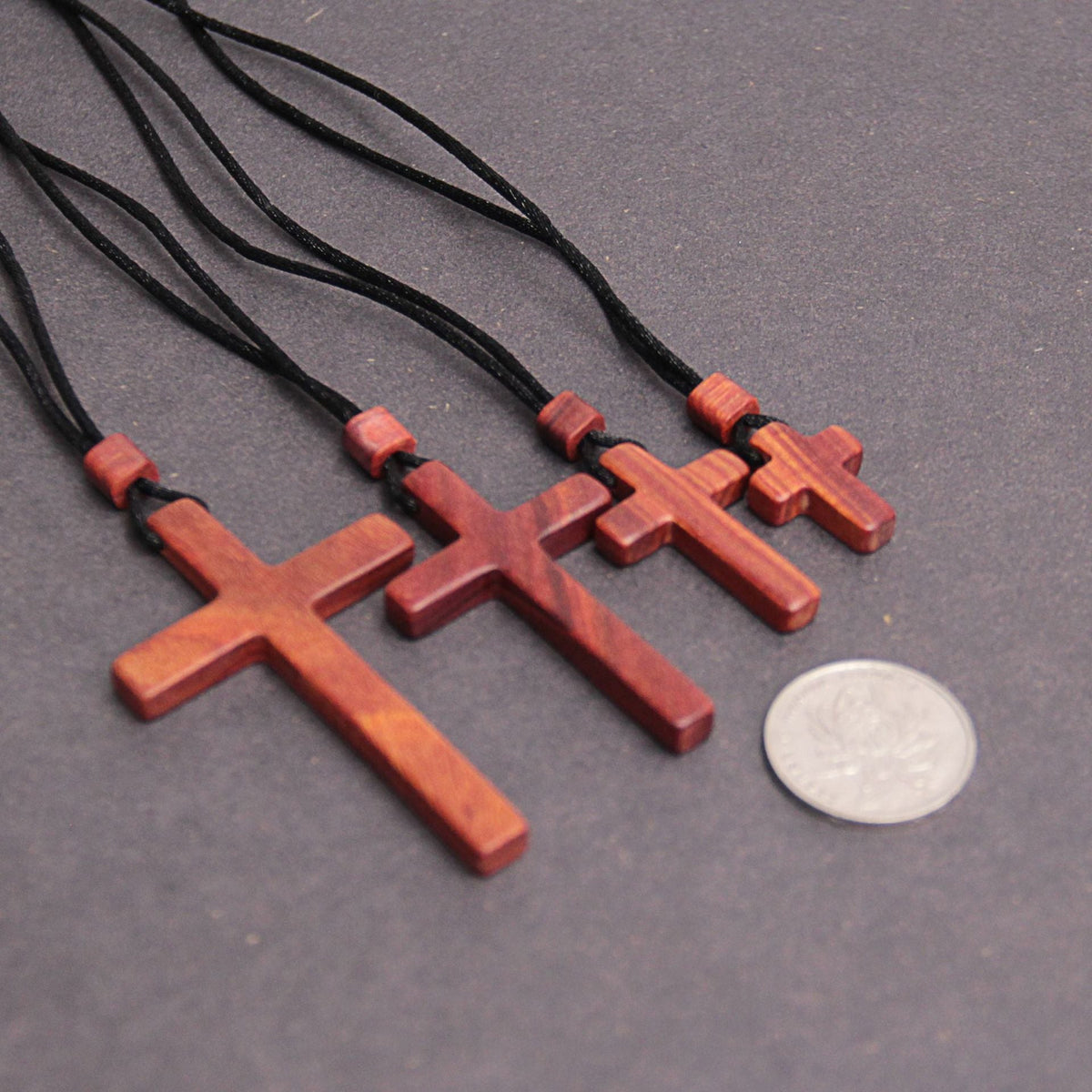 Sandalwood Cross Necklace - Shopuz