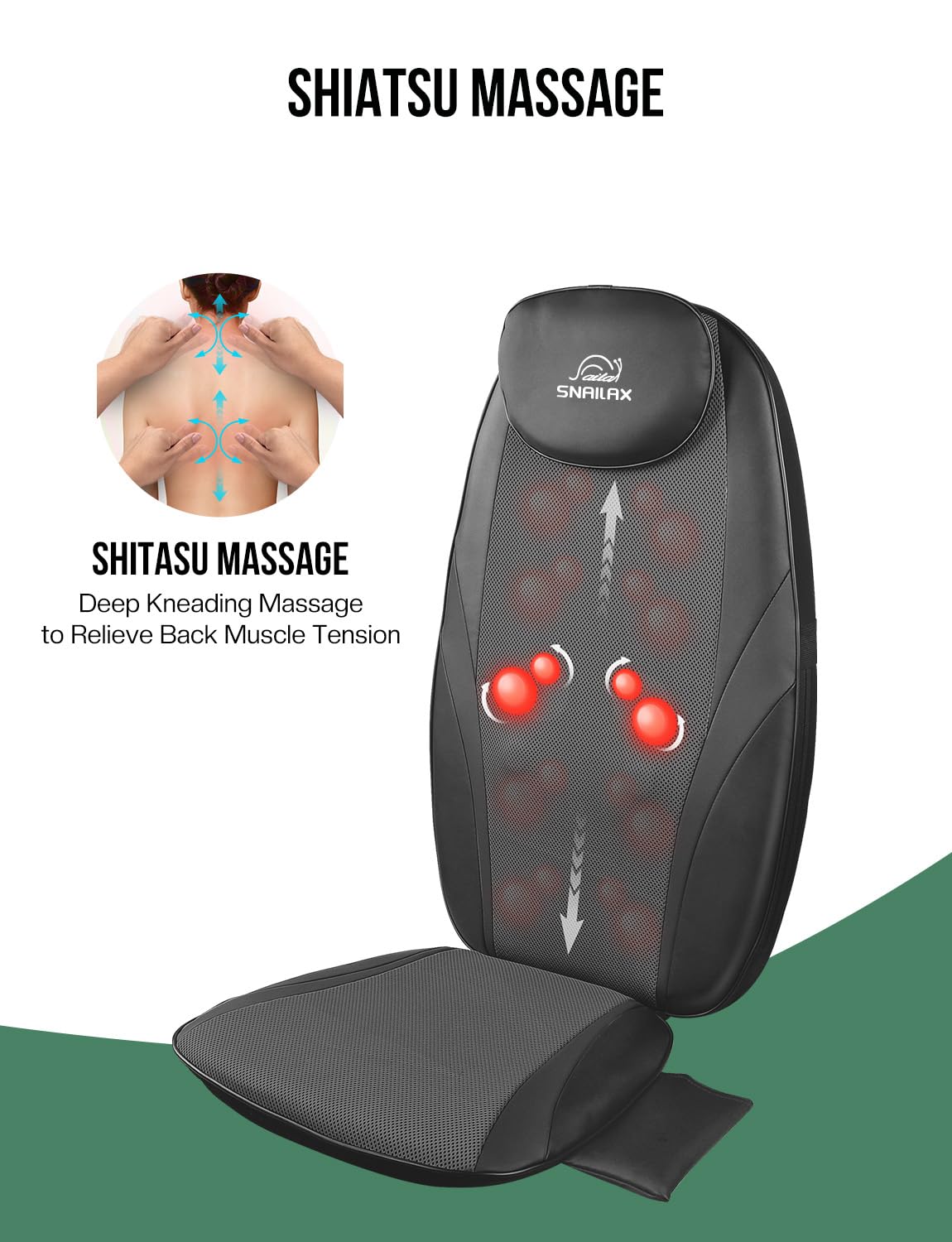 Shiatsu Massage Cushion - AmenClub