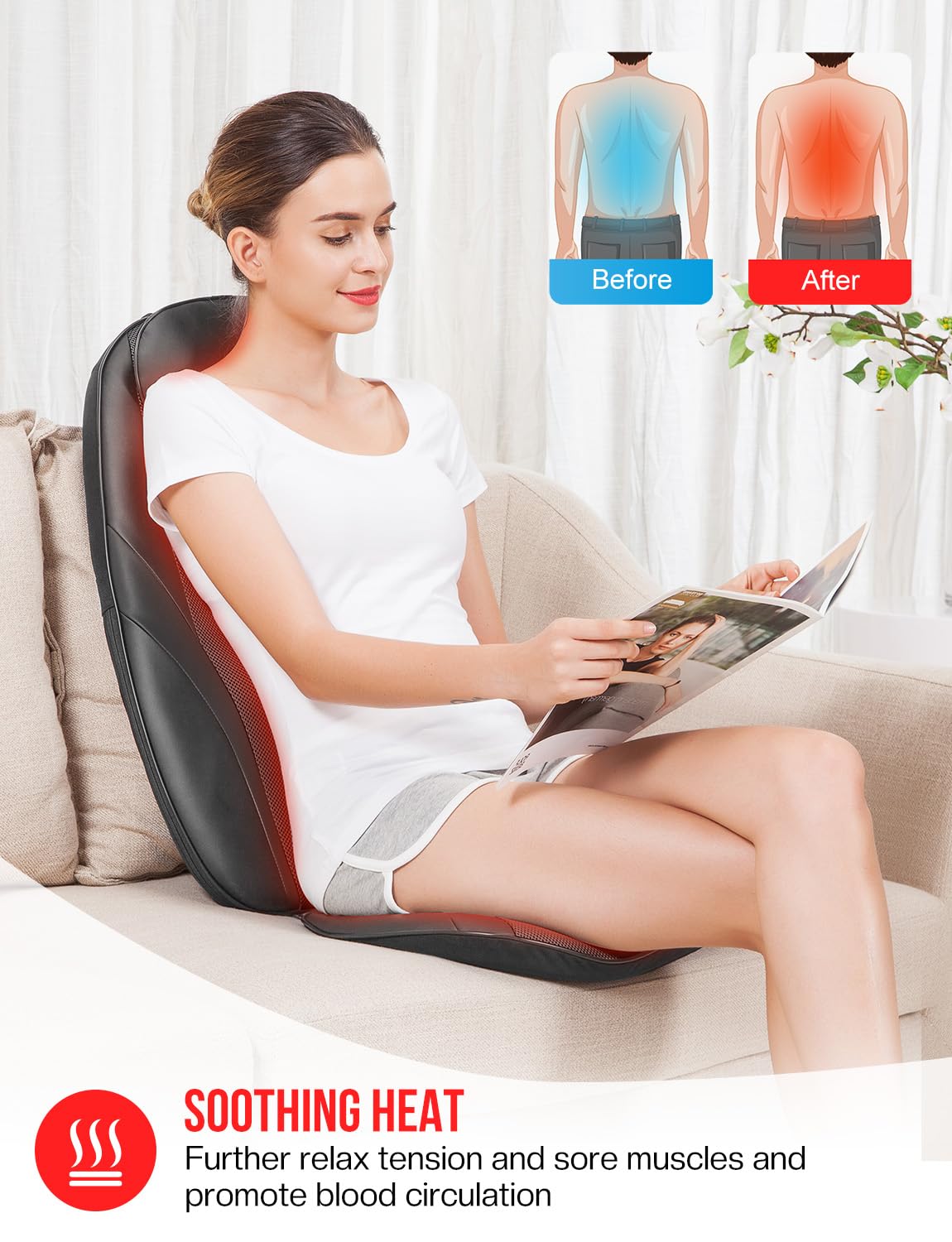 Shiatsu Massage Cushion - AmenClub