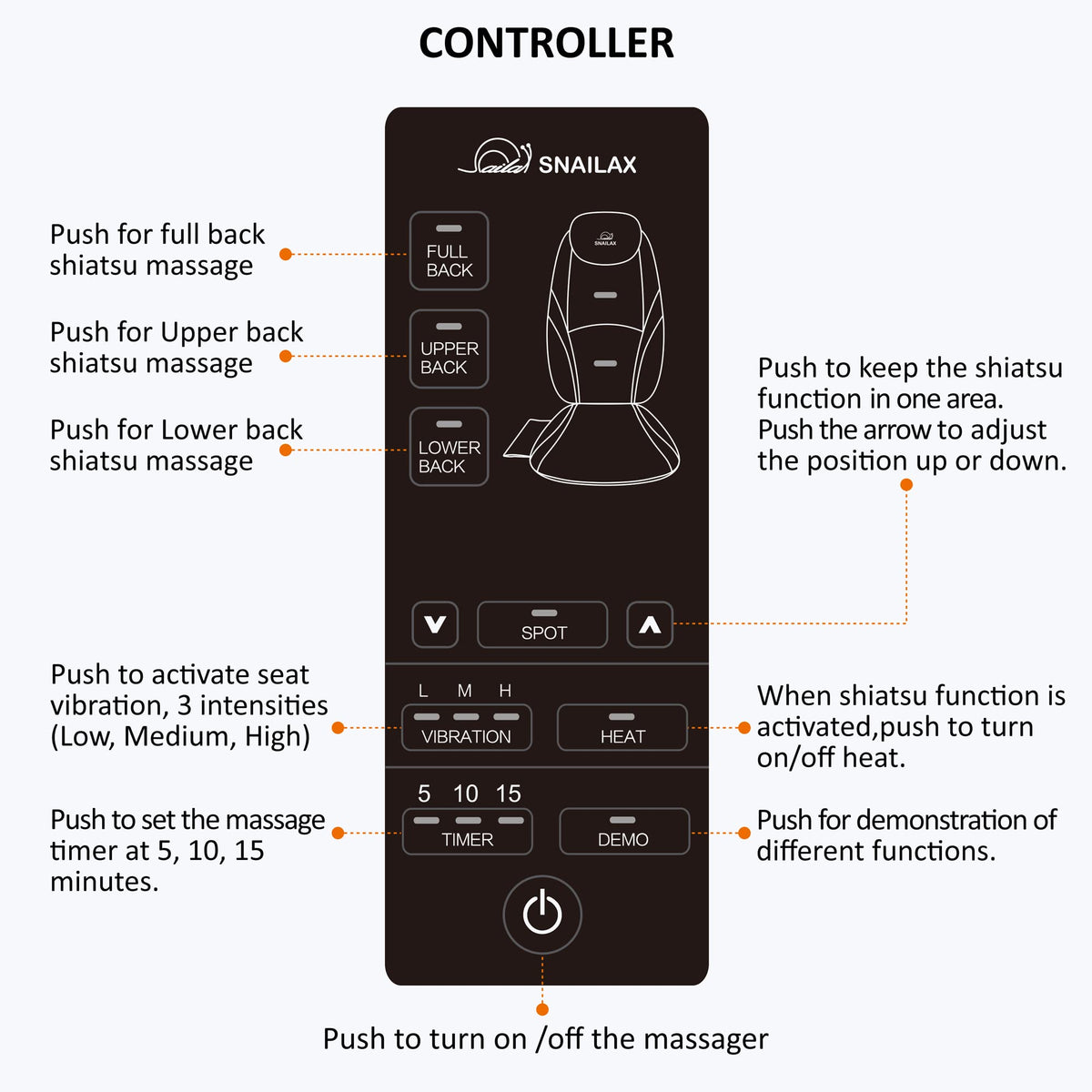Shiatsu Massage Cushion - AmenClub