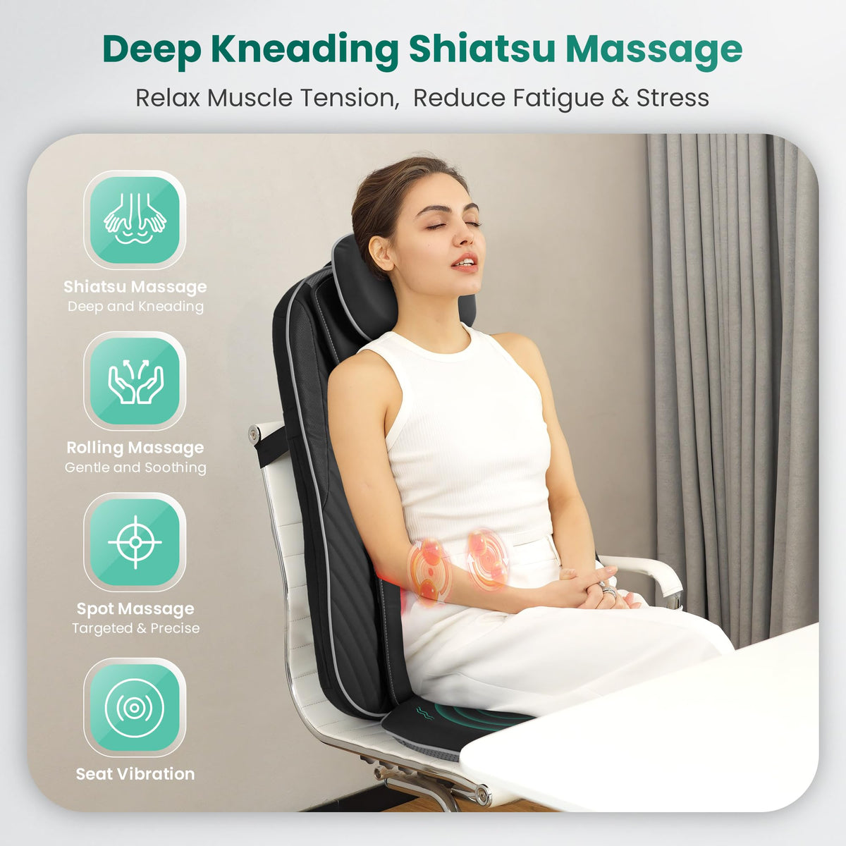 Shiatsu Massage Cushion - AmenClub