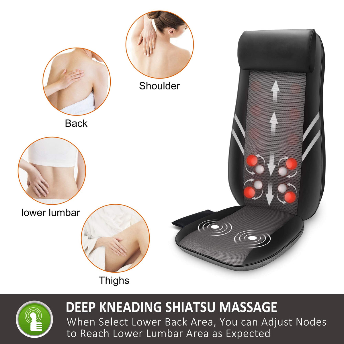 Shiatsu Massage Cushion - AmenClub