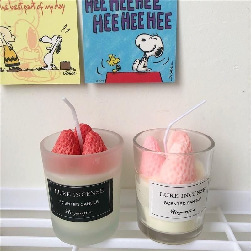 Strawberry Candle - Shopuz
