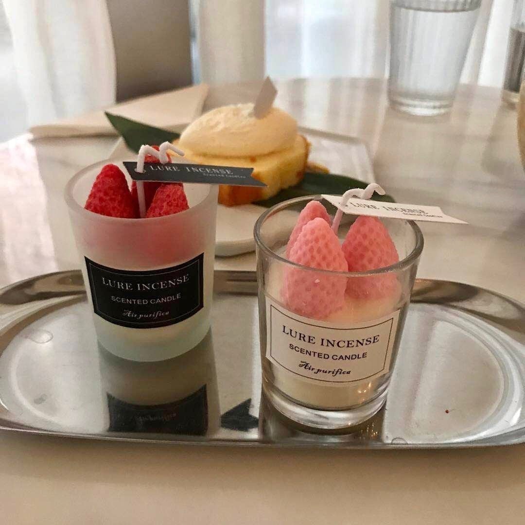 Strawberry Candle - Shopuz